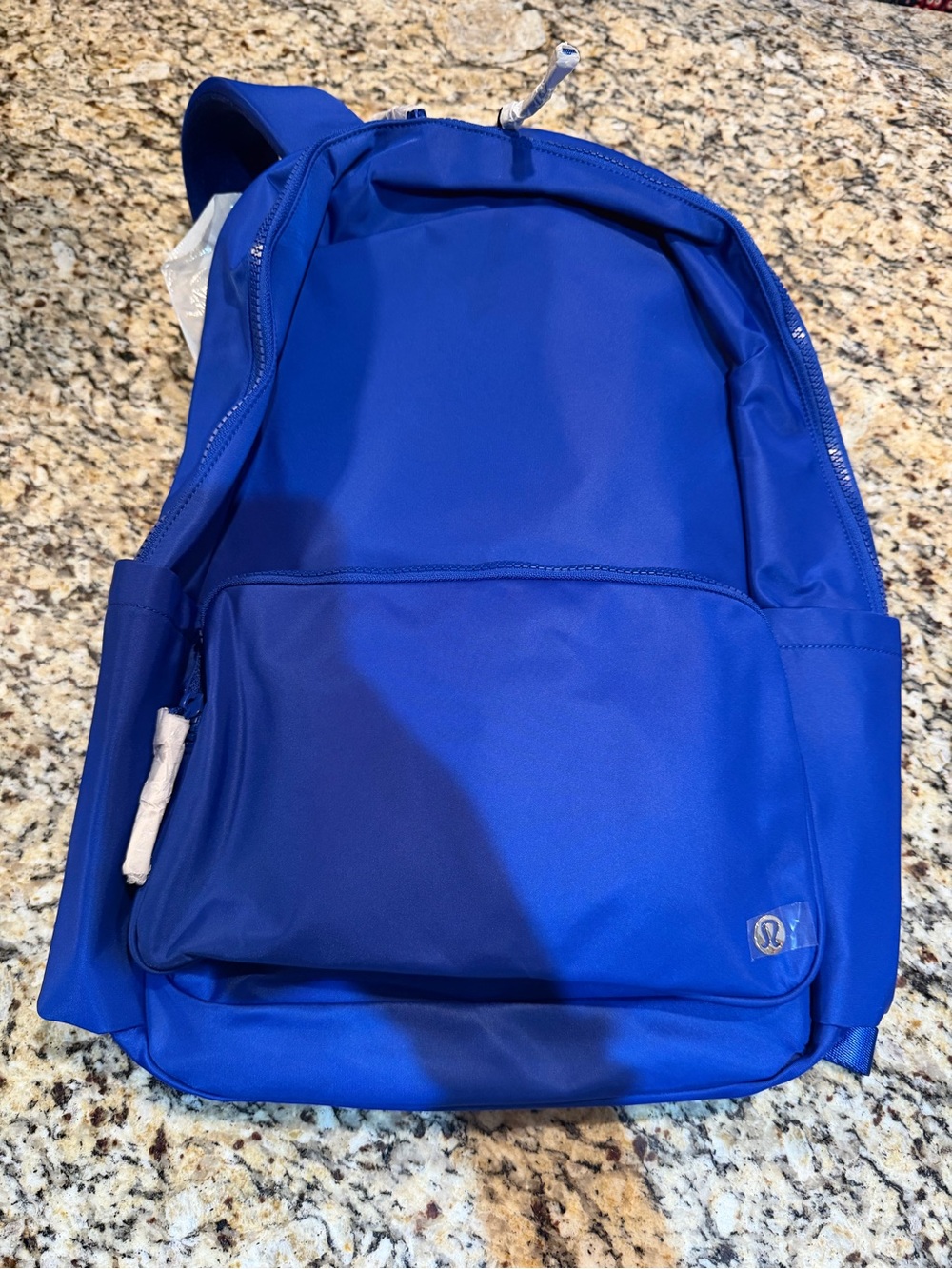 Lululemon book bag backpack book bag new w tags royal blue